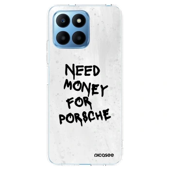 Picasee διαφανής θήκη σιλικόνης Honor 70 Lite - White Dollar