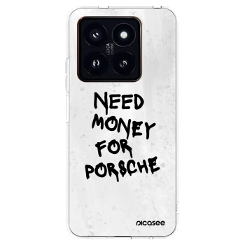Picasee διαφανής θήκη σιλικόνης Xiaomi 14 Pro - White Dollar
