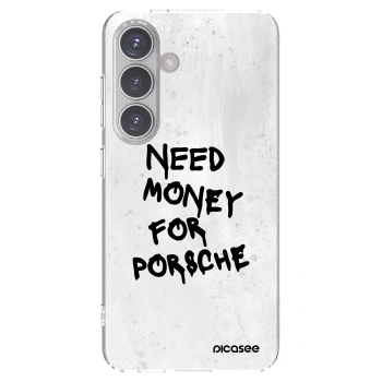 Picasee διαφανής θήκη σιλικόνης Samsung Galaxy S24 S921B 5G - White Dollar