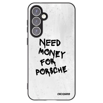 Picasee Μαύρη θήκη σιλικόνης για Samsung Galaxy S23 FE S711B - White Dollar