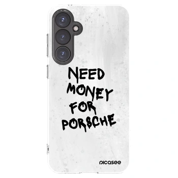 Picasee διαφανής θήκη σιλικόνης Samsung Galaxy S23 FE S711B - White Dollar