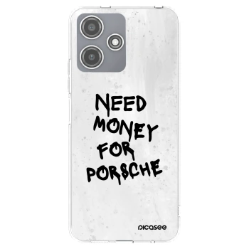 Picasee διαφανής θήκη σιλικόνης Xiaomi Redmi 12 5G - White Dollar