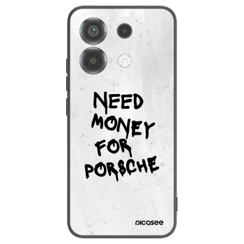Picasee Μαύρη θήκη σιλικόνης για Xiaomi Poco X6 - White Dollar