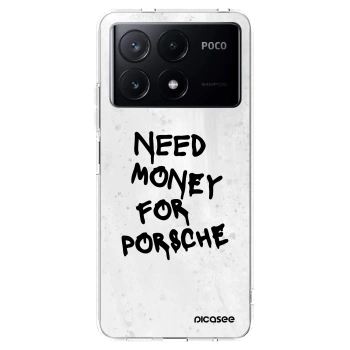 Picasee διαφανής θήκη σιλικόνης Xiaomi Poco X6 Pro - White Dollar