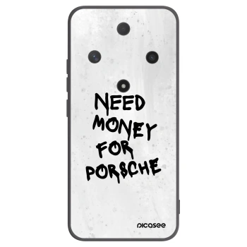 Picasee Μαύρη θήκη σιλικόνης για Honor Magic6 Lite 5G - White Dollar