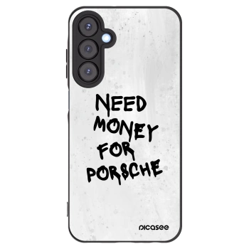 Picasee Μαύρη θήκη σιλικόνης για Samsung Galaxy A25 A256B 5G - White Dollar