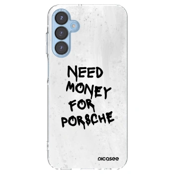 Picasee διαφανής θήκη σιλικόνης Samsung Galaxy A15 A156B 5G - White Dollar