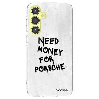 Picasee διαφανής θήκη σιλικόνης Samsung Galaxy A35 5G A356B - White Dollar