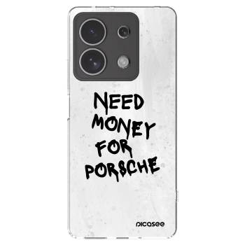 Picasee διαφανής θήκη σιλικόνης Xiaomi Redmi Note 13 4G - White Dollar