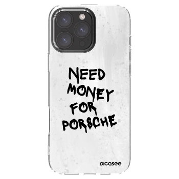 Picasee διαφανής θήκη σιλικόνης Apple iPhone 16 Pro Max - White Dollar