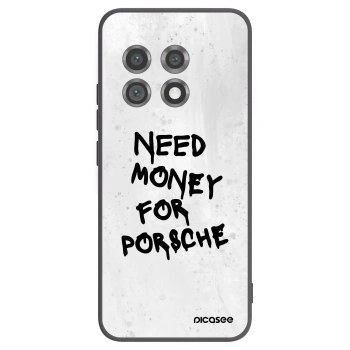 Picasee Μαύρη θήκη σιλικόνης για OnePlus 11 5G - White Dollar