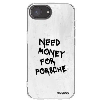 Picasee διαφανής θήκη σιλικόνης Apple iPhone 16e - White Dollar