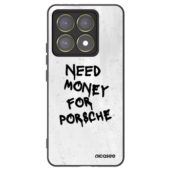 Picasee Μαύρη θήκη σιλικόνης για Xiaomi 14T - White Dollar