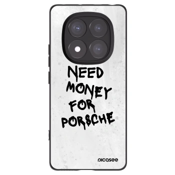 Picasee Μαύρη θήκη σιλικόνης για Xiaomi Redmi Note 14 Pro 5G - White Dollar