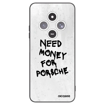 Picasee Μαύρη θήκη σιλικόνης για Xiaomi Redmi 14C - White Dollar