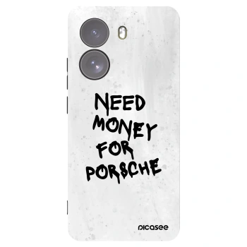 Picasee Μαύρη θήκη σιλικόνης για Xiaomi Poco X7 - White Dollar