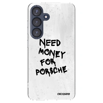 Picasee διαφανής θήκη σιλικόνης Samsung Galaxy S25 5G - White Dollar