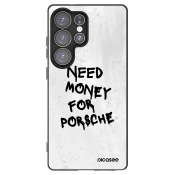Picasee Μαύρη θήκη σιλικόνης για Samsung Galaxy S25 Ultra 5G - White Dollar
