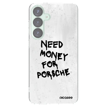 Picasee διαφανής θήκη σιλικόνης Samsung Galaxy S25+ 5G - White Dollar