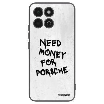 Picasee Μαύρη θήκη σιλικόνης για Honor 200 Smart 5G - White Dollar