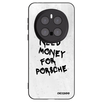 Picasee Μαύρη θήκη σιλικόνης για Honor Magic7 Pro 5G - White Dollar