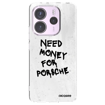 Picasee διαφανής θήκη σιλικόνης Xiaomi Redmi Note 14 4G - White Dollar