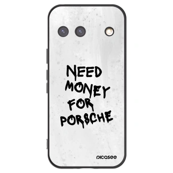 Picasee Μαύρη θήκη σιλικόνης για Google Pixel 9 - White Dollar