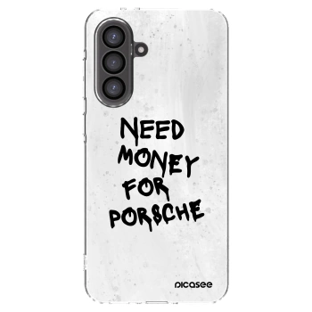 Picasee διαφανής θήκη σιλικόνης Samsung Galaxy A36 5G - White Dollar