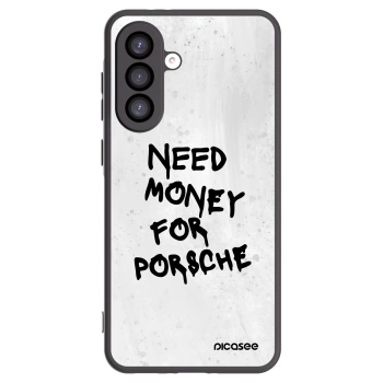 Picasee Μαύρη θήκη σιλικόνης για Samsung Galaxy A26 5G A266B - White Dollar