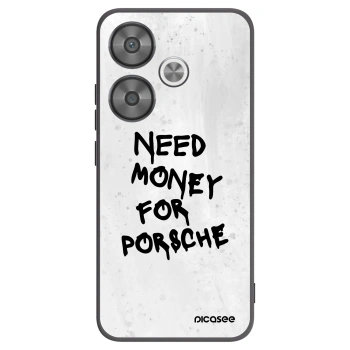 Picasee Μαύρη θήκη σιλικόνης για Xiaomi Poco F6 - White Dollar