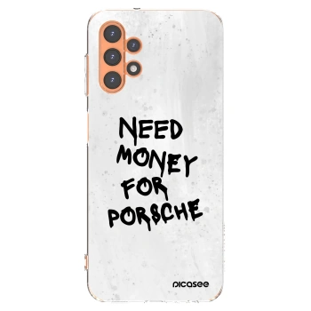 Picasee διαφανής θήκη σιλικόνης Samsung Galaxy A13 5G - White Dollar