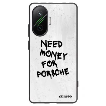 Picasee Μαύρη θήκη σιλικόνης για Xiaomi Poco F7 5G - White Dollar