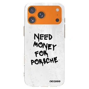 Picasee διαφανής θήκη σιλικόνης Apple iPhone 17 Pro Max - White Dollar