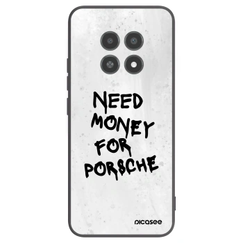 Picasee Μαύρη θήκη σιλικόνης για Realme 12X - White Dollar