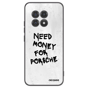 Picasee Μαύρη θήκη σιλικόνης για OnePlus 13R 5G - White Dollar