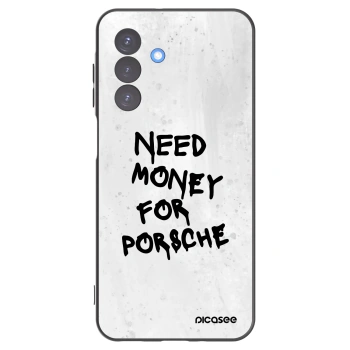 Picasee Μαύρη θήκη σιλικόνης για Samsung Galaxy A17 5G - White Dollar