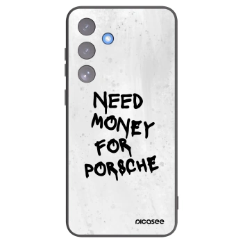 Picasee Μαύρη θήκη σιλικόνης για Samsung Galaxy S25 FE 5G - White Dollar