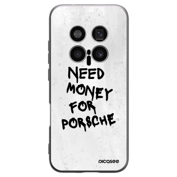 Picasee Μαύρη θήκη σιλικόνης για Honor Magic8 Pro 5G - White Dollar