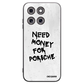 Picasee Μαύρη θήκη σιλικόνης για Motorola Moto G77 - White Dollar