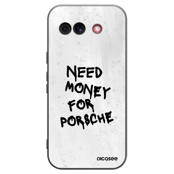Picasee Μαύρη θήκη σιλικόνης για Google Pixel 10a - White Dollar