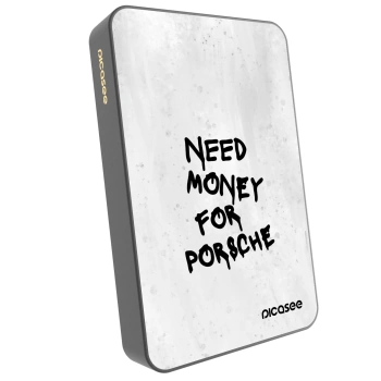 Picasee Powerbank με MagSafe 10 000 mAh Γκρί - White Dollar