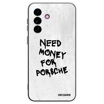 Picasee Μαύρη θήκη σιλικόνης για Samsung Galaxy A37 - White Dollar