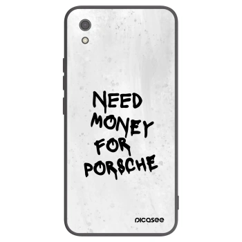 Picasee Μαύρη θήκη σιλικόνης για Xiaomi Redmi 7A - White Dollar