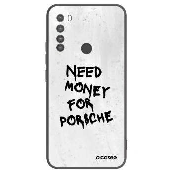 Picasee Μαύρη θήκη σιλικόνης για Xiaomi Redmi Note 8 - White Dollar