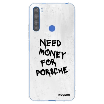 Picasee διαφανής θήκη σιλικόνης Xiaomi Redmi Note 8T - White Dollar
