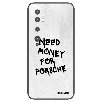 Picasee Μαύρη θήκη σιλικόνης για Xiaomi Mi Note 10 (Pro) - White Dollar