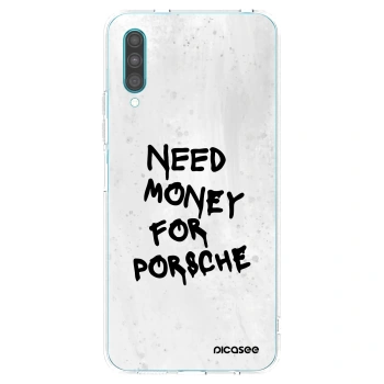 Picasee διαφανής θήκη σιλικόνης Samsung Galaxy A30s A307F - White Dollar