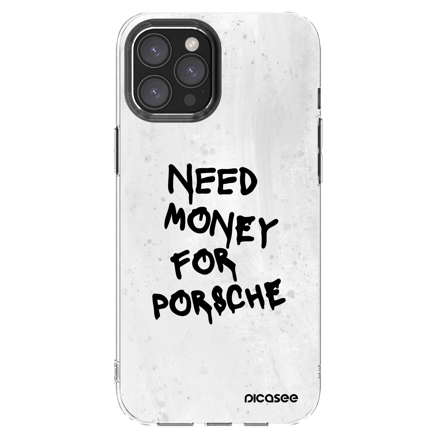 Picasee διαφανής θήκη σιλικόνης Apple iPhone 12 Pro Max - White Dollar
