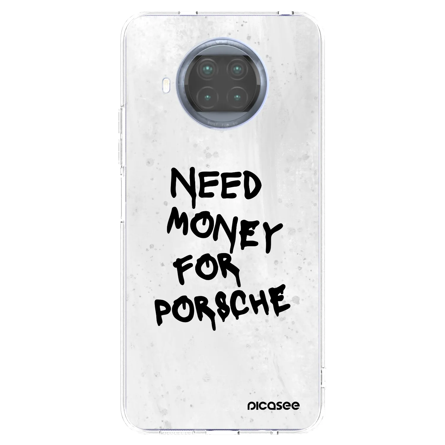 Picasee διαφανής θήκη σιλικόνης Xiaomi Mi 10T Lite - White Dollar