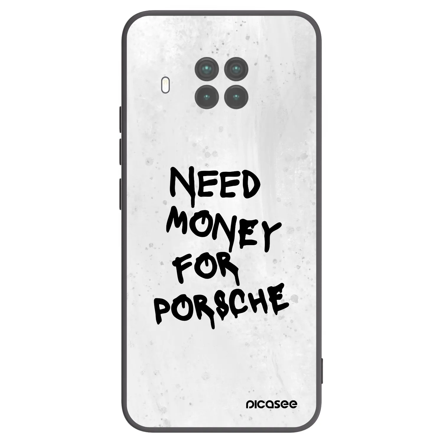 Picasee Μαύρη θήκη σιλικόνης για Xiaomi Mi 10T Lite - White Dollar